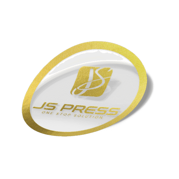 Label Sticker with Hot Stamping